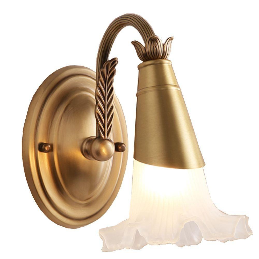 European Copper Bathroom Wall Lights American Washroom Wall Lamp Mirror Front Wall Lighting Fixtures 13