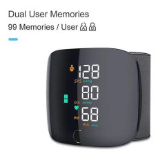 Digital Bluetooth Blood Pressure Monitor, Upper Arm Electronic BP Machine, Accurate Automatic Sphygmomanometer Tensiometer