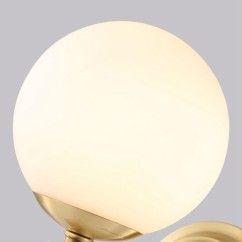 Modern Glass Ball Copper Bedroom Bedsides Wall Lights American Simple Copper Stair Case Corridor Wall Lamp 4