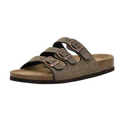 Comfort Sandals for Women - Adjustable Straps & Suede-Lined 