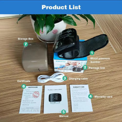 Digital Bluetooth Blood Pressure Monitor, Upper Arm Electronic BP Machine, Accurate Automatic Sphygmomanometer Tensiometer