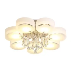 LED Living Room Ceiling Light Modern Simple Romantic Atmospheric Household Energy-saving Crystal Ceiling Pendant Lamp