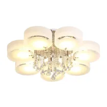 LED Living Room Ceiling Light Modern Simple Romantic Atmospheric Household Energy-saving Crystal Ceiling Pendant Lamp