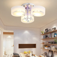 LED Living Room Ceiling Light Modern Simple Romantic Atmospheric Household Energy-saving Crystal Ceiling Pendant Lamp