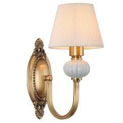 Copper Princess Fabric Bedroom Bedsides Wall Light Study Room Balcony Children Corridor Wall Lamps 7