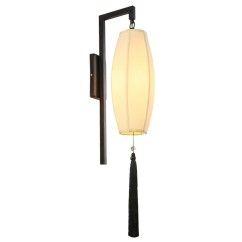 Lanterns Wall Light Chinese-Style Wall Lamp Sconce Metal Frame Fabric Lampshade 3