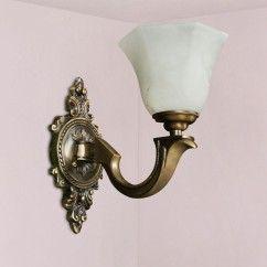American Copper Bedroom Bedside Wall Light European Garden Corridor Glass Wall Lamps Villa Balcony Bathroom Wall Sconces 10