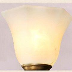 American Copper Bedroom Bedside Wall Light European Garden Corridor Glass Wall Lamps Villa Balcony Bathroom Wall Sconces 11