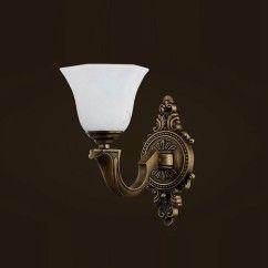 American Copper Bedroom Bedside Wall Light European Garden Corridor Glass Wall Lamps Villa Balcony Bathroom Wall Sconces 12