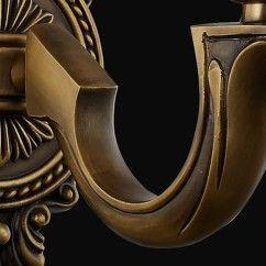 American Copper Bedroom Bedside Wall Light European Garden Corridor Glass Wall Lamps Villa Balcony Bathroom Wall Sconces 17