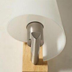 Wood Bedroom Wall Lamp Chinese Style Glass Calla Lily Balcony Wall Lights 5