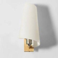 Wood Bedroom Wall Lamp Chinese Style Glass Calla Lily Balcony Wall Lights 2