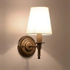 Fabric Bedroom Bedsides Wall Lamp Retro Pastoral Metal Club Wall Sconces Creative Stair Case Wall Lighting Fixtures 9