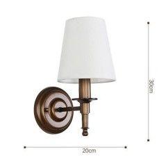 Fabric Bedroom Bedsides Wall Lamp Retro Pastoral Metal Club Wall Sconces Creative Stair Case Wall Lighting Fixtures 5