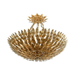 Luxury Full Copper Living Room Pendant Lamp European France Villa Dining Room Pendant Lights Hotel Chain Restaurant Hanging lamp