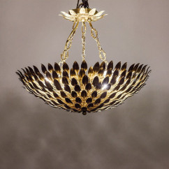 Luxury Full Copper Living Room Pendant Lamp European France Villa Dining Room Pendant Lights Hotel Chain Restaurant Hanging lamp