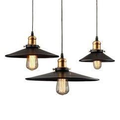 Retro Industrial Pendant Light, Perfect for Dining and Living Rooms, E27 Light Source, Max 4W 6