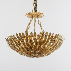 Luxury Full Copper Living Room Pendant Lamp European France Villa Dining Room Pendant Lights Hotel Chain Restaurant Hanging lamp