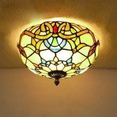 Tiffany-style Stained Glass Pendant Light, E27 Light Source, Perfect for Dining and Living Rooms 2