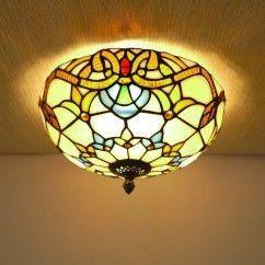 Tiffany-style Stained Glass Pendant Light, E27 Light Source, Perfect for Dining and Living Rooms 3