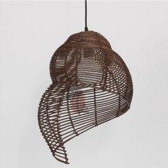 Pastoral Rattan Snail Children's Room Pendant Lamps Creative Dining Room Pendant Light Bar Cafe Shops Pendent Lights 14