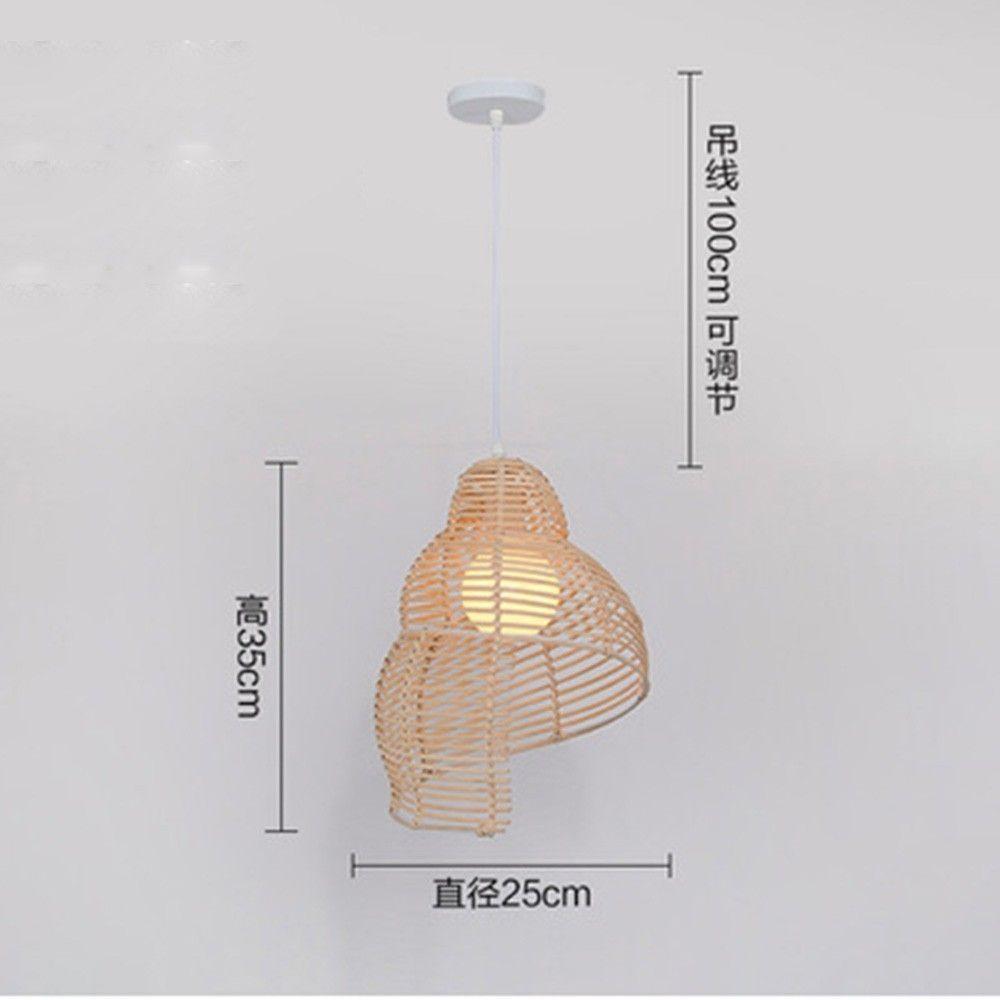 Pastoral Rattan Snail Children's Room Pendant Lamps Creative Dining Room Pendant Light Bar Cafe Shops Pendent Lights 3 Pastoral Rattan Snail Children's Room Pendant Lamps Creative Dining Room Pendant Light Bar Cafe Shops Pendent Lights 3