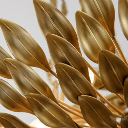 Luxury Full Copper Living Room Pendant Lamp European France Villa Dining Room Pendant Lights Hotel Chain Restaurant Hanging lamp