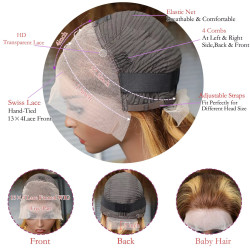 Fashionable Straight Short  Bobo Wig Women's Bobo Head 13x4 Full Lace Front High Temperature Silk Fiber Full Headset