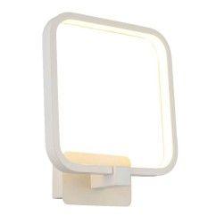 Modern LED Bedroom Wall Light Square White Aluminum Frame Mirror Front Wall Sconce Stair Corridor Bathroom Wall Light 1