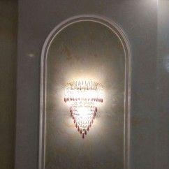 Modern Gold Crown Palace Gate Purple Crystal Wall Lights Bedroom Bedsides Corridor Luxury European Living Room Wall Lighting 2