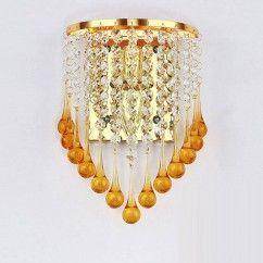 Creative Crystal Water-Drop Wall Lights Bedroom Bedsides Corridor Luxury Wall Sconce KTV Club European Living Room 4