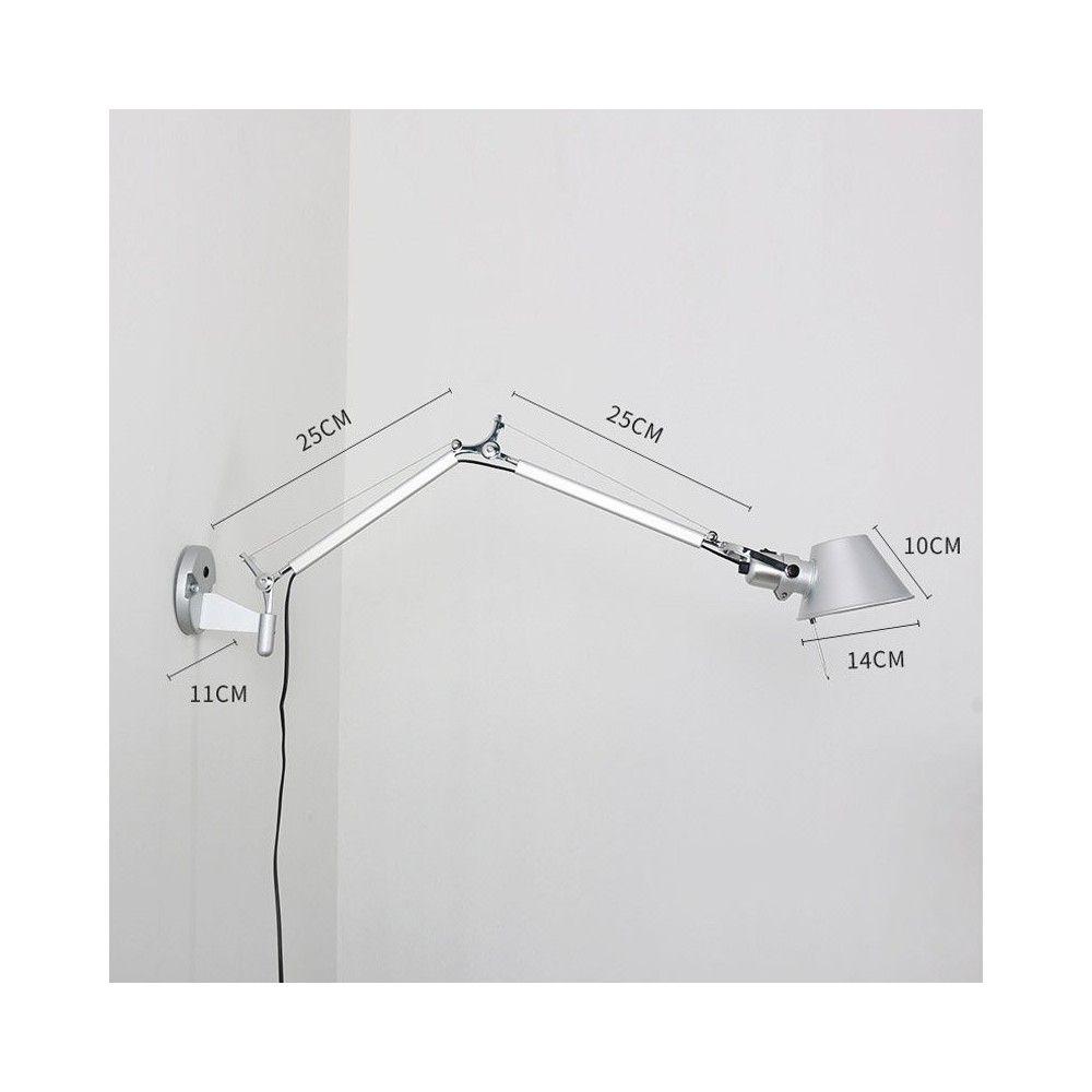 Metal Arms Adjustable Living Room Wall Sconces Lamps Bedsides Reading Room Wall Lights Nordic Study Room Hat Wall Lamps 3