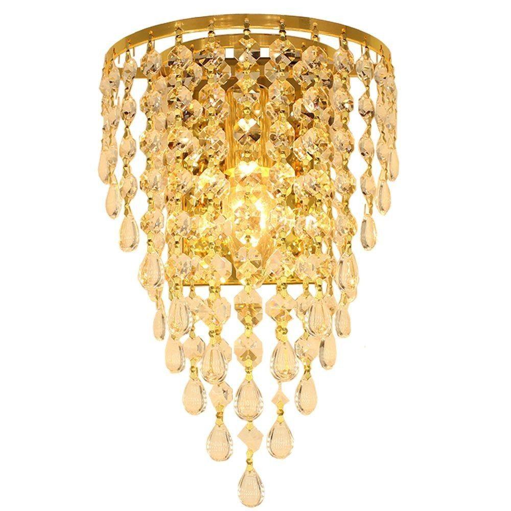 TV Background Crystal Egg Hanging Wall Lights Bedroom Bedsides Corridor Luxury Wall Sconce European Living Room Wall lamp 8