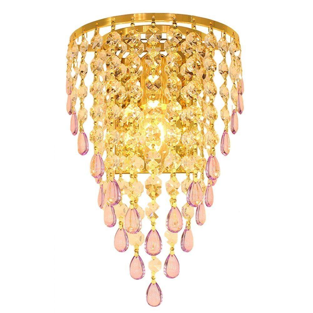 TV Background Crystal Egg Hanging Wall Lights Bedroom Bedsides Corridor Luxury Wall Sconce European Living Room Wall lamp 12
