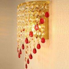 TV Background Crystal Egg Hanging Wall Lights Bedroom Bedsides Corridor Luxury Wall Sconce European Living Room Wall lamp 16