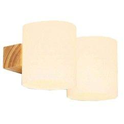 Modern Wooden Glass Cylinder Bedroom Bedsides Wall Lamp Corridor Balcony Hallway Wall Lighting Fixtures 1