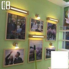 LED Wooden Bathroom Wall Lights Mirror Front Bedroom Bedsides LED Wall Sconce Cabinet Japanese Corridor Wall Lighting Fixtures14