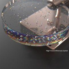 Modern LED Bubble Crystal Bathroom Wall Lamp Mirror Front Wall Light Washroom perfume bottle crystal Lampshade wall Sconces 9