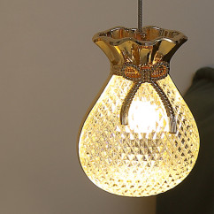 Exquisite Jellyfish Bedroom Bedside Table Light Golden Circle Dining Room Living Room Moon Led Table Lamp Lucky Bag Home