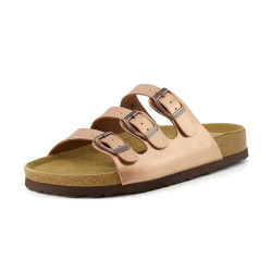 CUSHIONAIRE Women's Lela Cork footbed Sandal with +Comfort