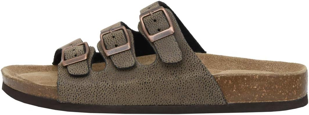 CUSHIONAIRE Women's Lela Cork footbed Sandal with +Comfort 1