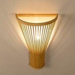 Southeast Asian Bamboo Corridor Wall Lights Handmade Craft Hotel Stair Case Tatami Wall Sconces Hallway Bedroom Lamp 5