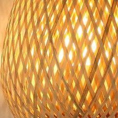Southeast Asian Bamboo Corridor Torch Wall Lights Handmade Craft Hotel Stair Case Cup Shape Wall Lamp 8