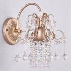 Corridor Crystal Wall Lamp Pastoral French Bedroom Wall Lighting American Village Balcony Living Room Wall Sconces 3
