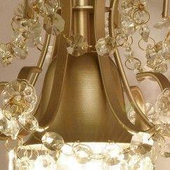 Corridor Crystal Wall Lamp Pastoral French Bedroom Wall Lighting American Village Balcony Living Room Wall Sconces 5