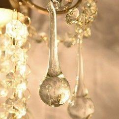 Corridor Crystal Wall Lamp Pastoral French Bedroom Wall Lighting American Village Balcony Living Room Wall Sconces 12