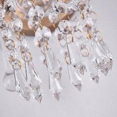 Corridor Crystal Wall Lamp Pastoral French Bedroom Wall Lighting American Village Balcony Living Room Wall Sconces 13