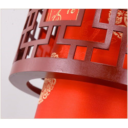 Modern Chinese Theme Adjustable Pendant Light - Stylish Indo