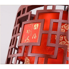 Modern Chinese Theme Adjustable Pendant Light - Stylish Indo