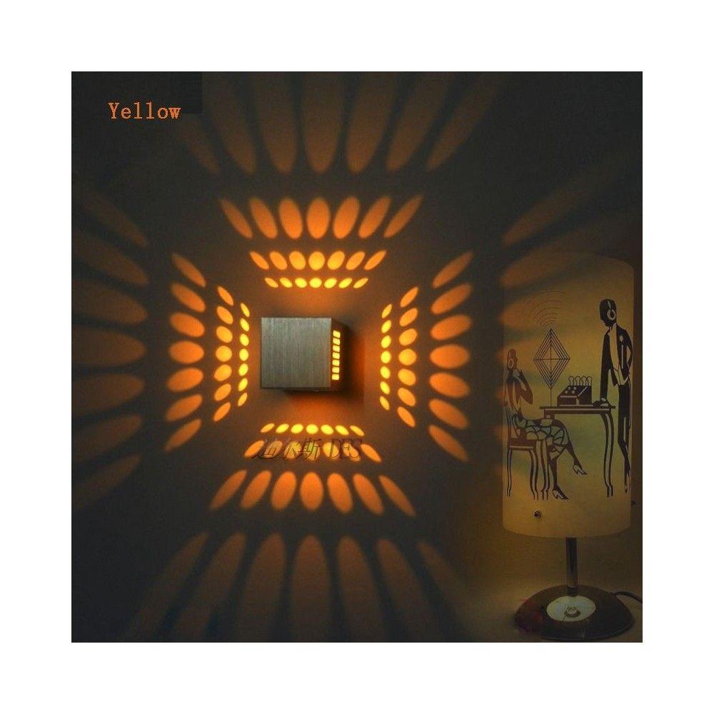 Modern 3W LED Wall Lamps Hollow Out Aluminum Cube Corridor Wall lights Metal Cube KTV Bar Counter Wall Sconces 10